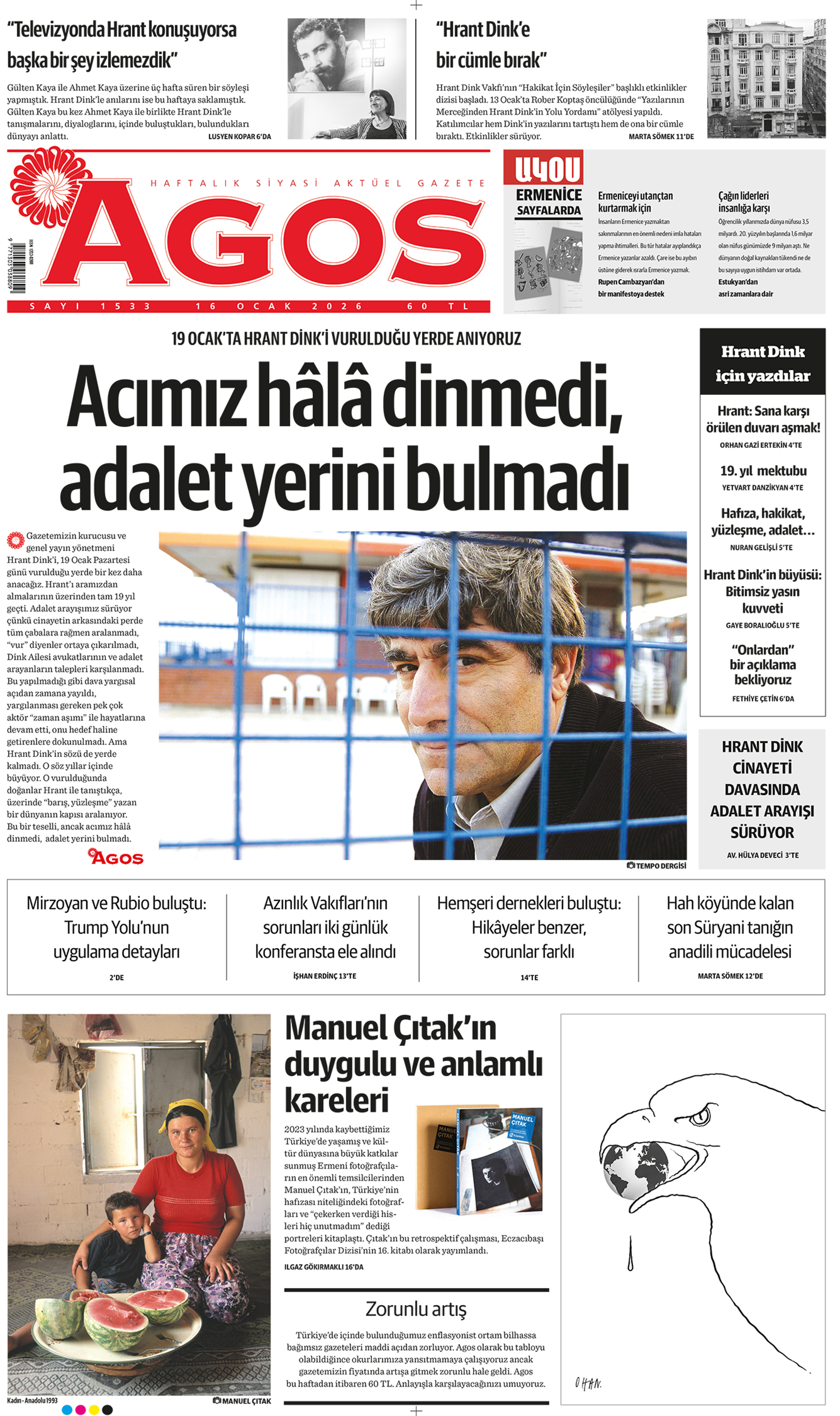 Agos E-gazete 16-Ocak-2026