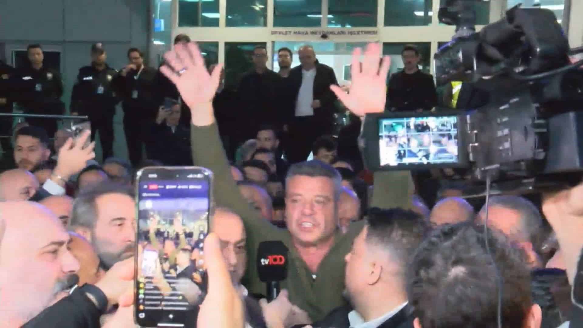 Fenerbahçe Başkanı Sadettin Saran, Adliye'de