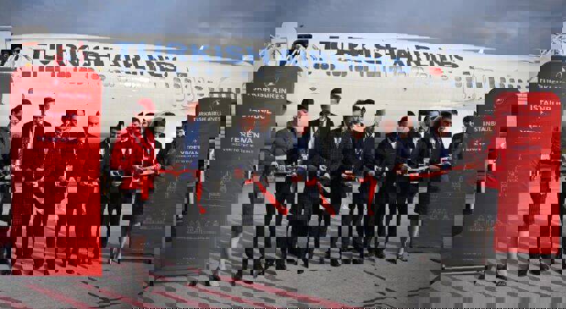 THY, Yerevan'a ilk seferini yaptı