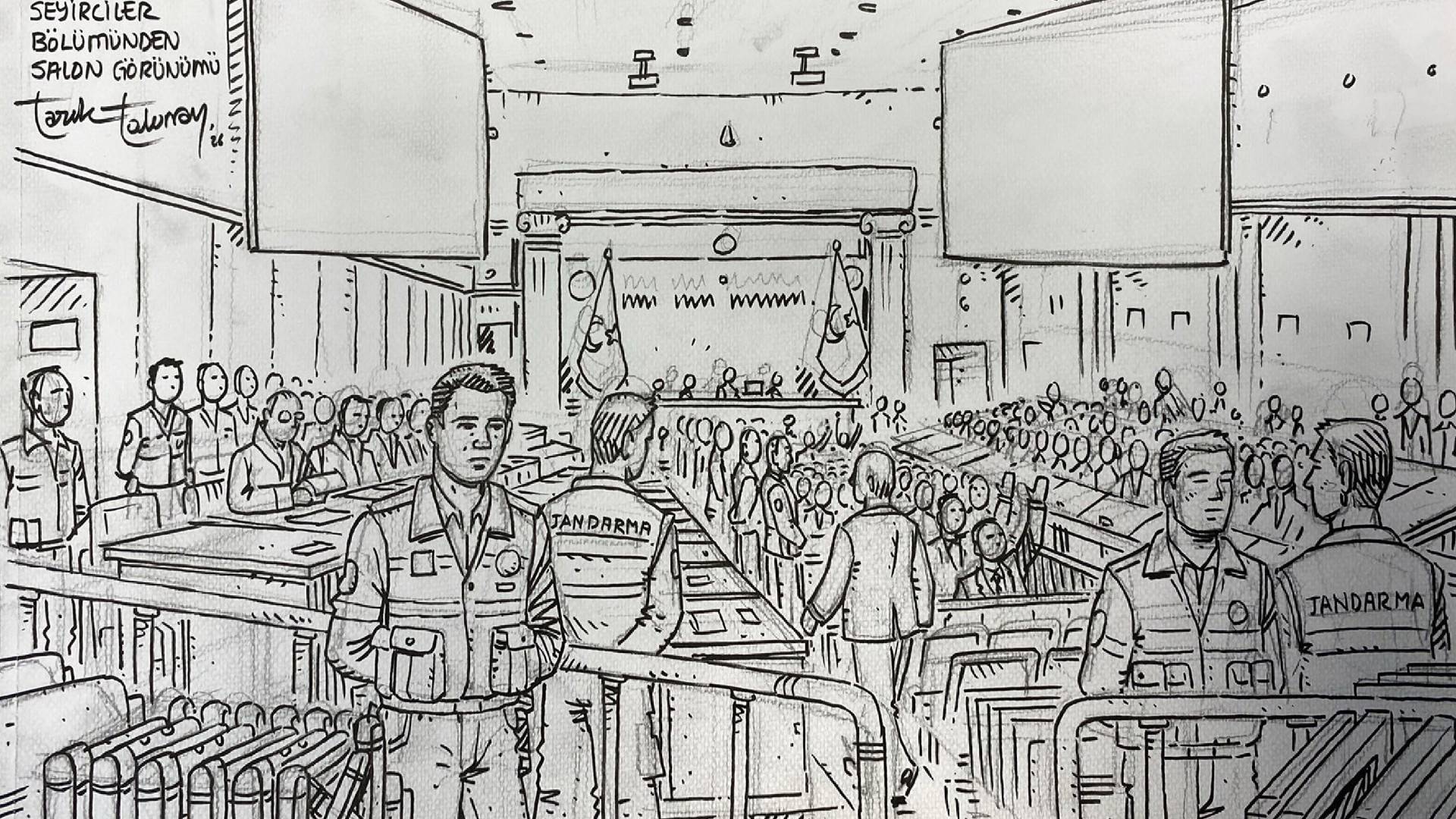 Sınırlı katılım kararının ardından duruşma savunmalarla devam ediyor