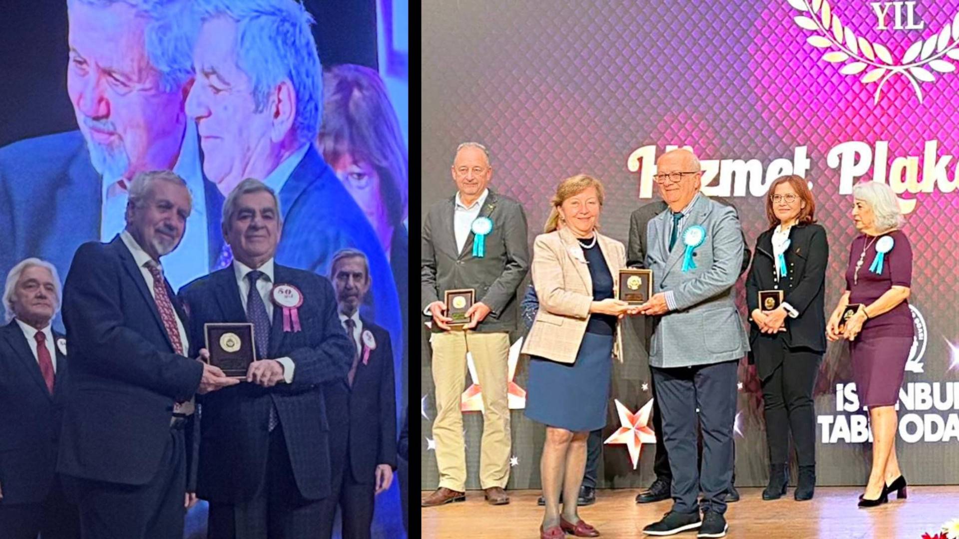 Dr. Avedis Demir ve Dr. Onnik Budak onurlandırıldı