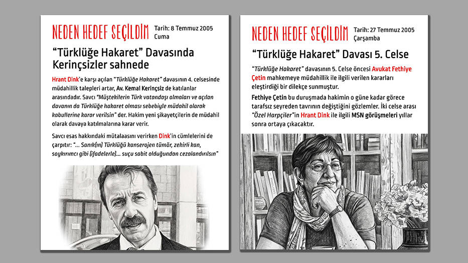 “Türklüğe Hakaret” davasında Kerinçsizler ve diğerleri sahnede