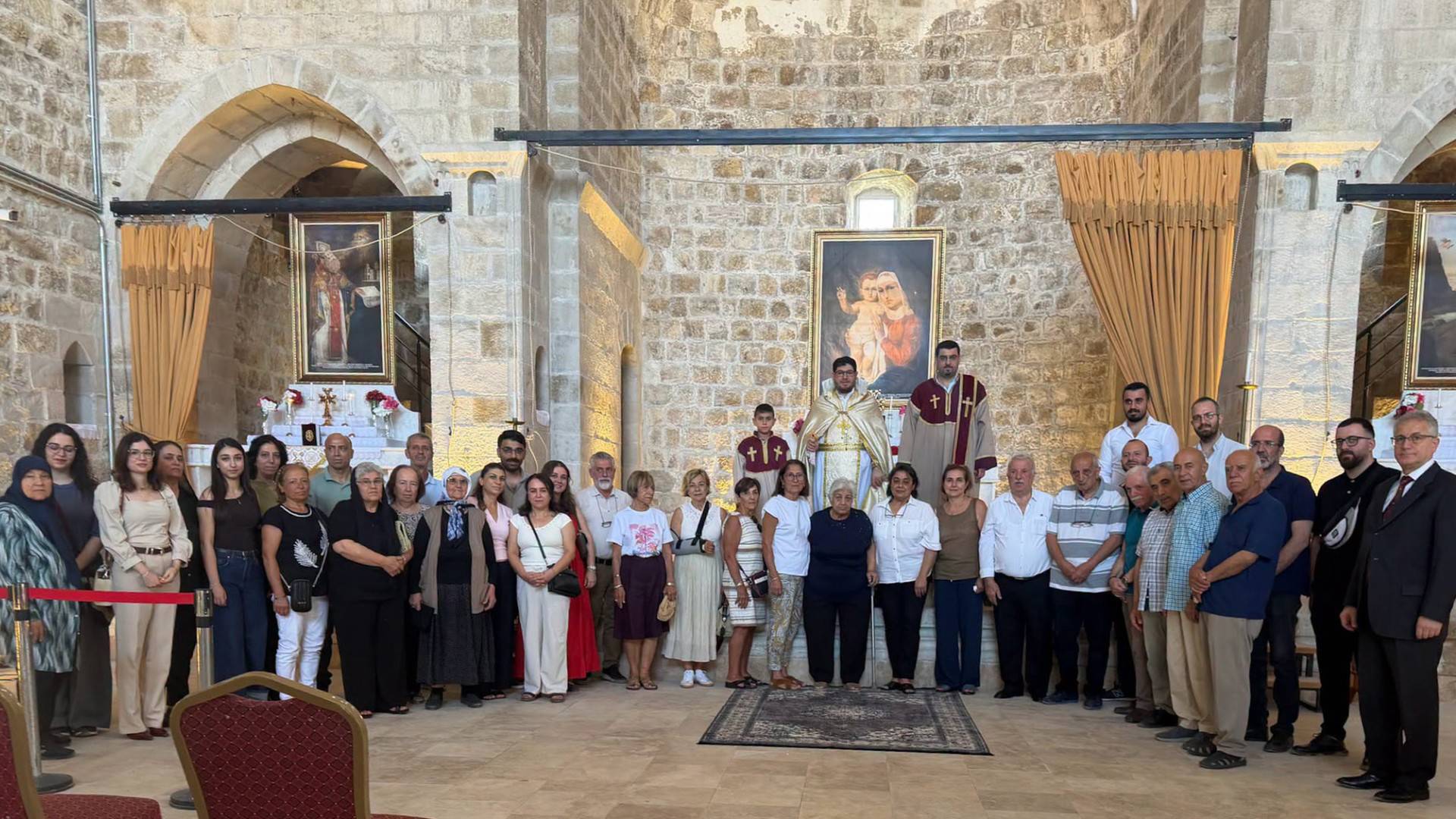 Taşhoran Kilisesi’nde dört yıl sonra ayin