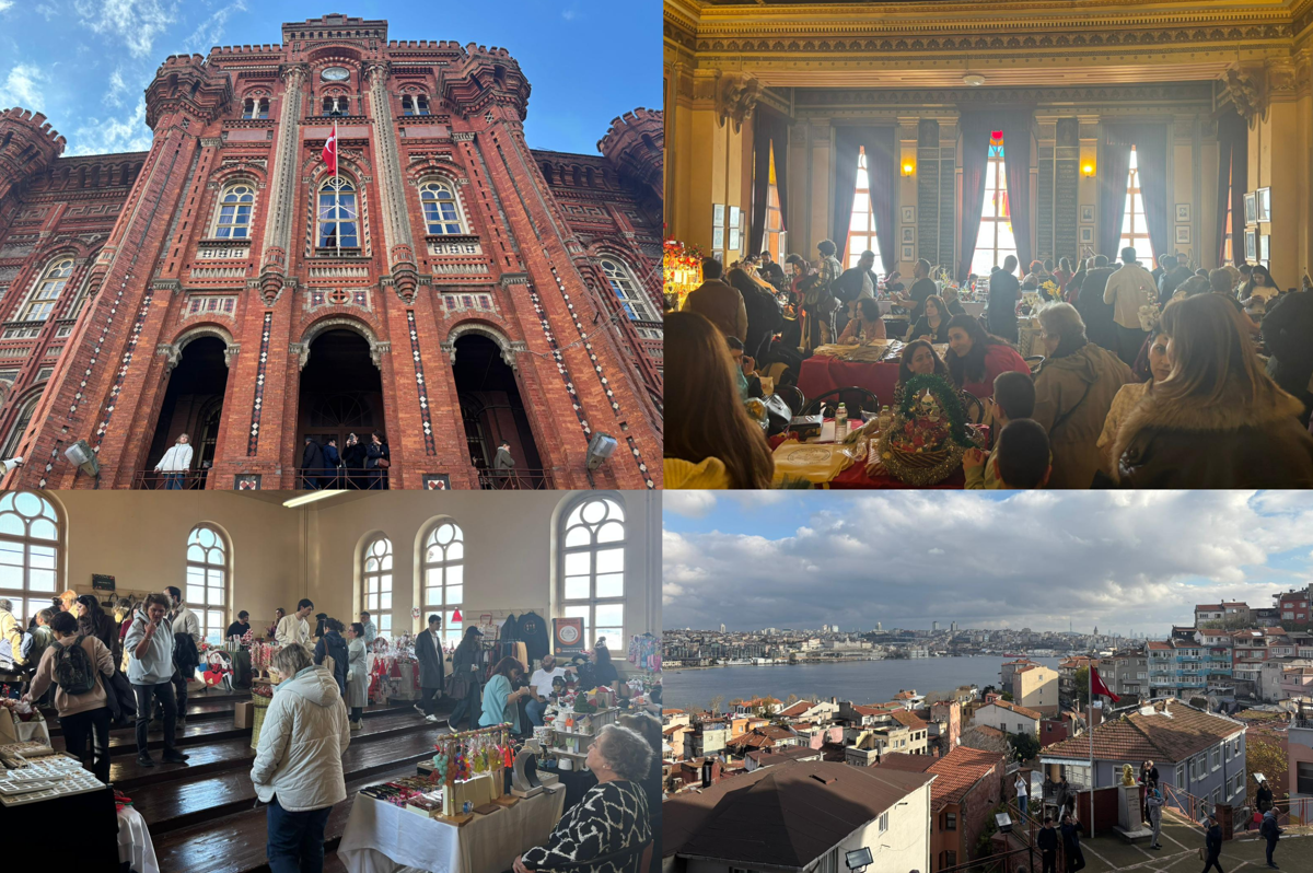 Fener Rum Lisesi kapılarını Noel Kermesi için açtı