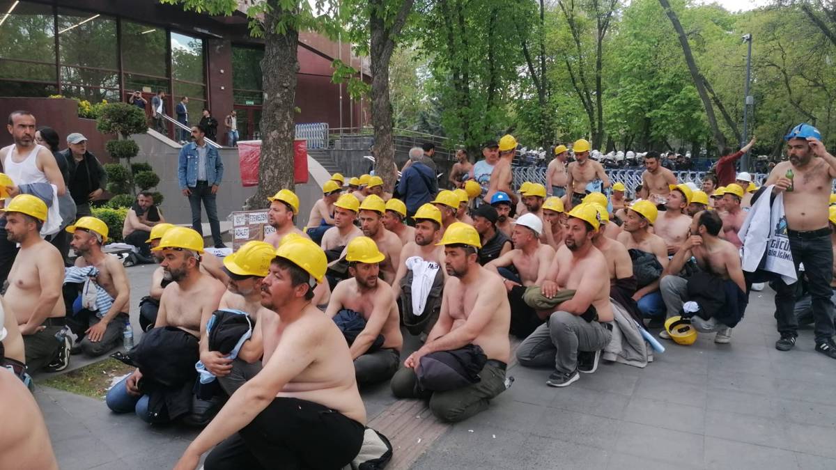 Yürüyüşe izin verilmedi, Başaran Aksu yine gözaltında