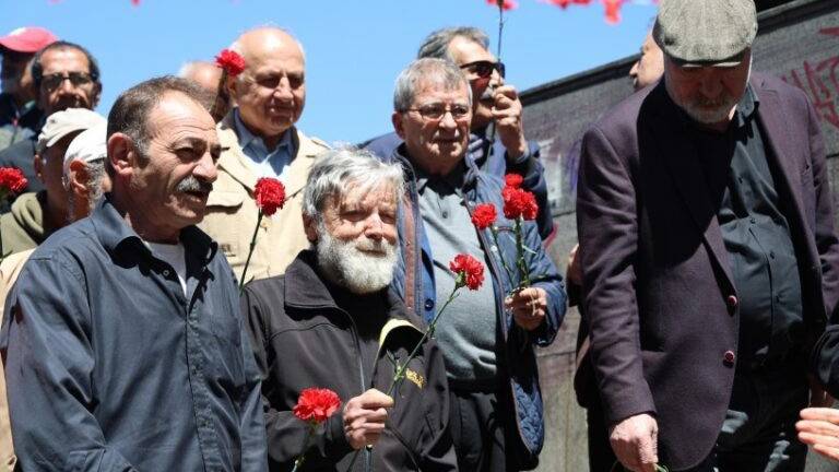 Kazancı Yokuşu'nda 1 Mayıs anması