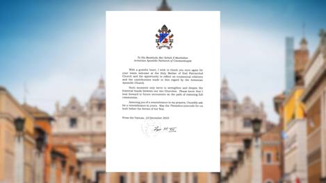 Լեւոն ԺԴ. Պապը շնորհակալութիւն յայտնեց Պատրիարք Մաշալեանի