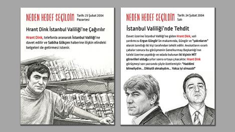 Hrant Dink İstanbul Valiliği’nde tehdit edilir