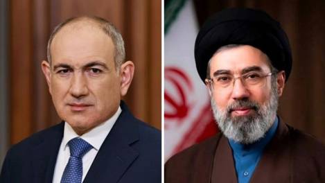 Paşinyan'dan İran'ın yeni lideri Hamaney'e tebrik mesajı