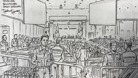 Sınırlı katılım kararının ardından duruşma savunmalarla devam ediyor