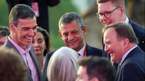 Özgür Özel ile Pedro Sanchez bir araya geldi