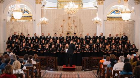 Lusavoriç Korosu “Müzik Rotası” için sahnedeydi