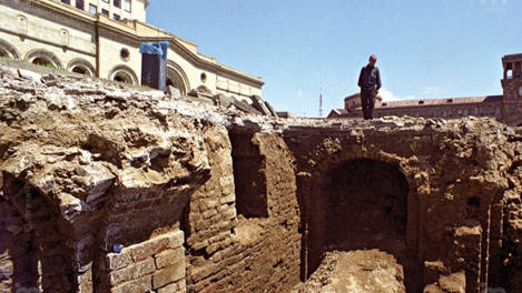 Another city beneath the center of Yerevan