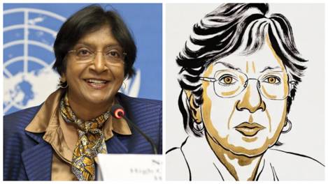 2026 Nobel Barış Ödülü, hukukçu Navi Pillay’a