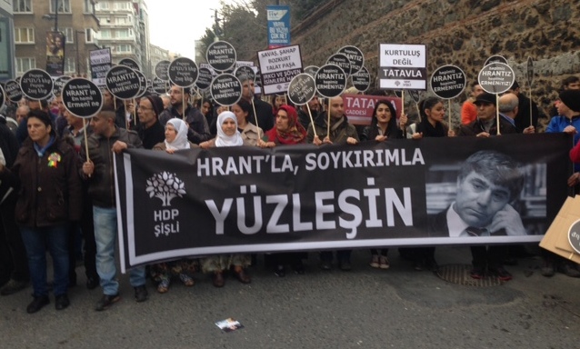 HDP Hrant Dink için yürüdü