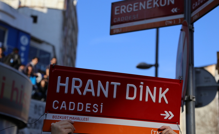 Hrant Dink'in adı yaşadığı semtte
