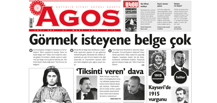 Agos'a Metin Göktepe jüri özel ödülü