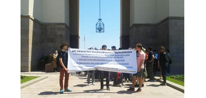 Koç Üniversiteliler Dayanışması’ndan metal işçilerine destek