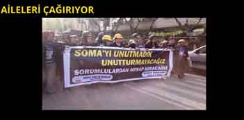 Madenci aileleri 10 Mayıs'ta Soma'ya çağırıyor