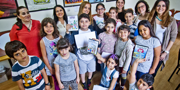 Karagözyanlı çocukların el emeği çizgi filmler