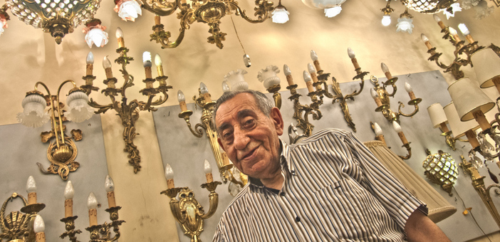 58 yıllık avize ustasıyla geçmişe yolculuk