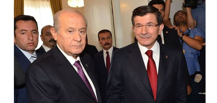 Davutoğlu ile Bahçeli buluşuyor