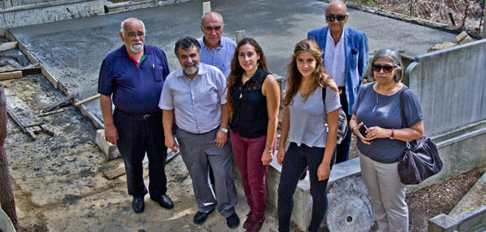 Family grave of Balyans under renovation