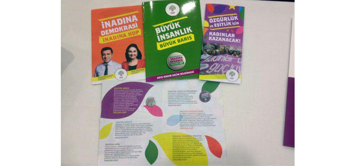 HDP Seçim Bildirgesi'ne toplatma kararı