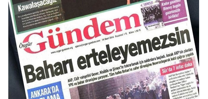 Özgür Gündem gazetecilerinin basın kartları iptal edildi