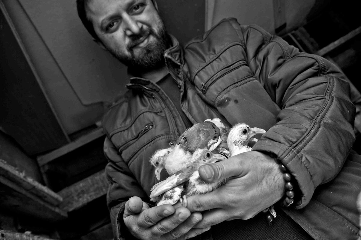 Arman, Recep'in torunlarıyla beraber...