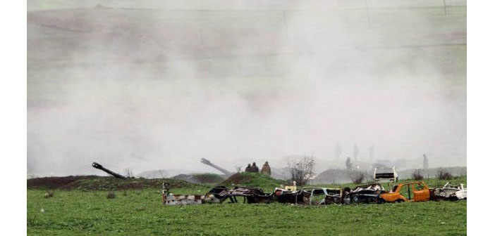Karabağ'da çatışmalar devam ediyor