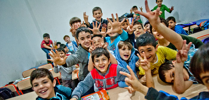 Eğitim mülteci çocukların da hakkı