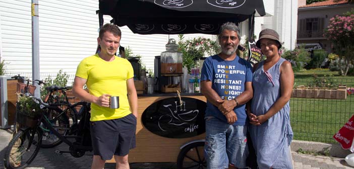 Büyükada’da seyyar ve özgün bir kafe