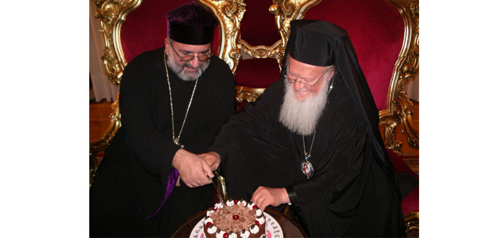 Altmışıncı yaş için Patrik II. Mesrob’a armağan