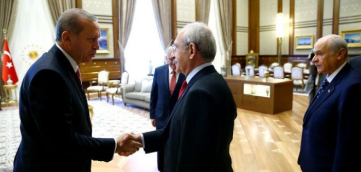 Beştepe'de HDP'siz liderler zirvesi bitti