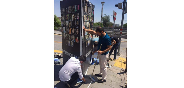 Saldırıya uğrayan 10 Ekim Anıtı yeniden yapıldı