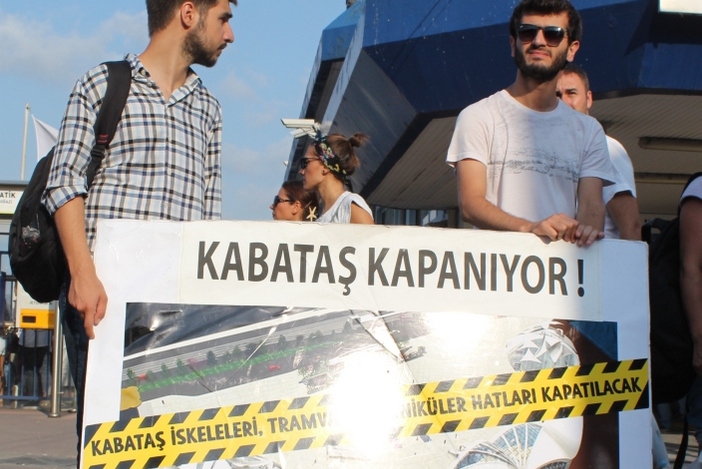 Kabataş İskelesi’ne tartışmalı veda
