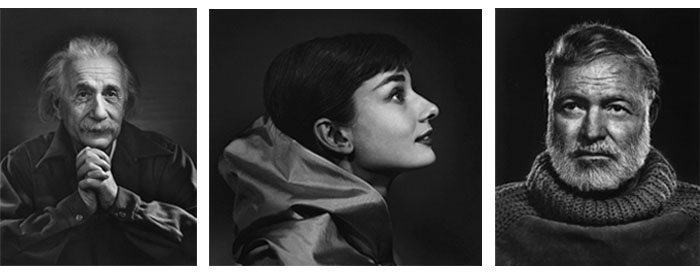 Albert Einstein, Audrey Hepburn ve Ernest Hemingway.