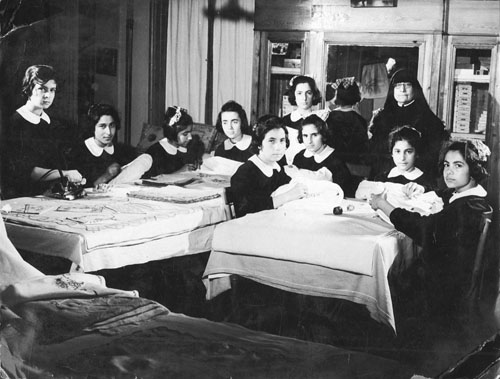 Yetimhanedeki işleme atölyesi