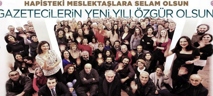 Gazetecilerin yeni yılı özgür olsun