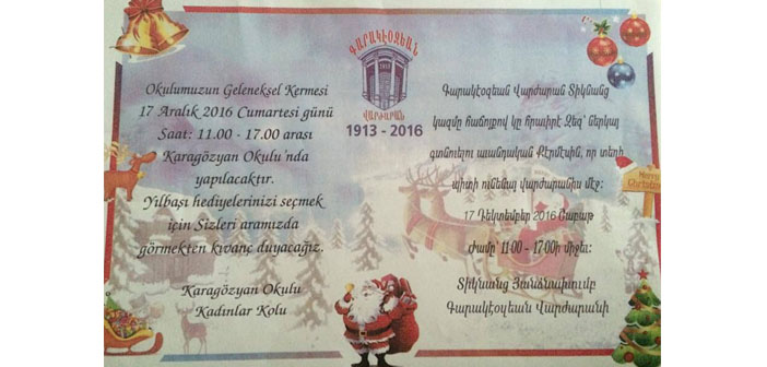 Karagözyan'da yılbaşı kermesi