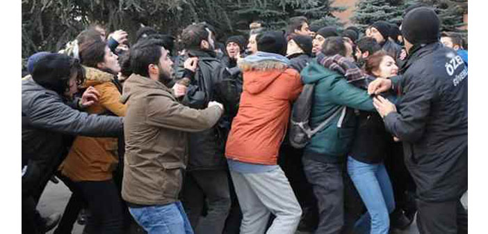 KHK'yla atılan hocalarını uğurlayan öğrencilere soruşturma