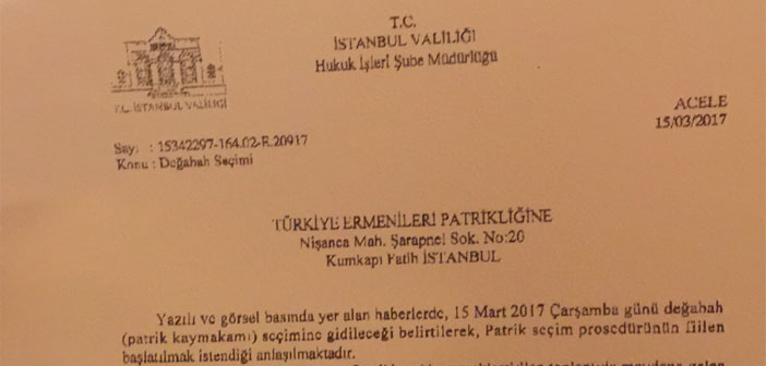 Governor’s Office interferes in the patriarchal election