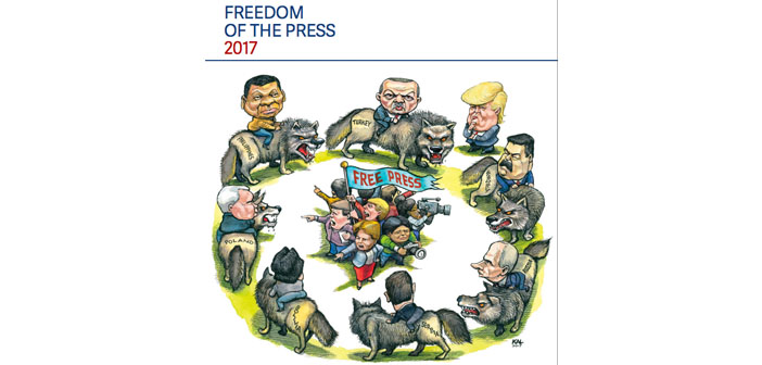 Freedom House: Dünyanın yarısında özgür basın yok