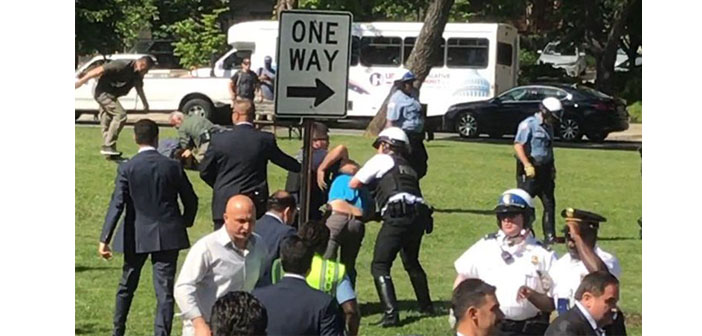 Washington'daki saldırıya ABD'den kınama