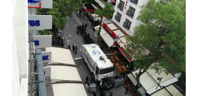 Ankara'da İnsan Hakları Anıtı da 'gözaltında'