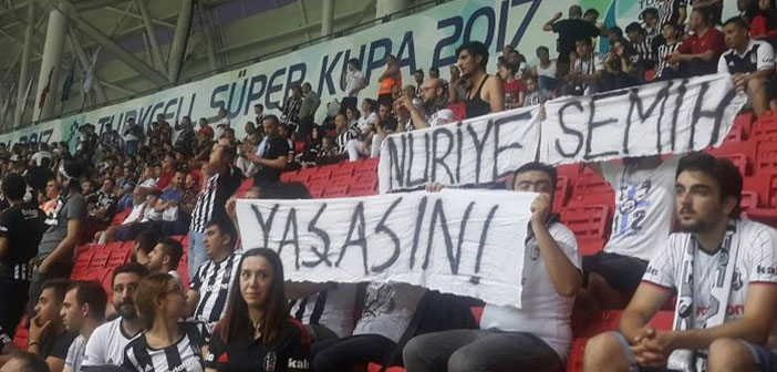 "Nuriye Semih Yaşasın" pankartına iki tahliye