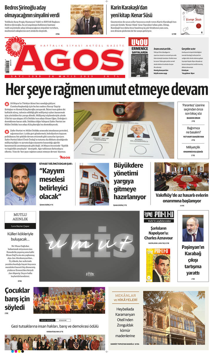Agos yeni sayısıyla bayilerde