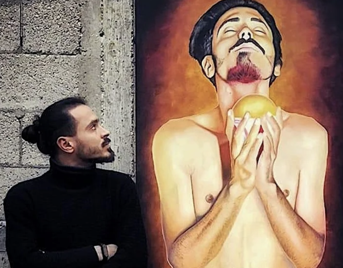 Filistinli sanatçı Dorgham Bassam Qreiqea İsrail hava saldırılarında hayatını kaybetti