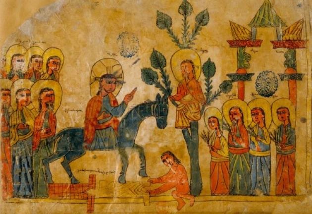 Վահագնականչ, Ծաղկազարդ եւ Աւագ շաբաթ